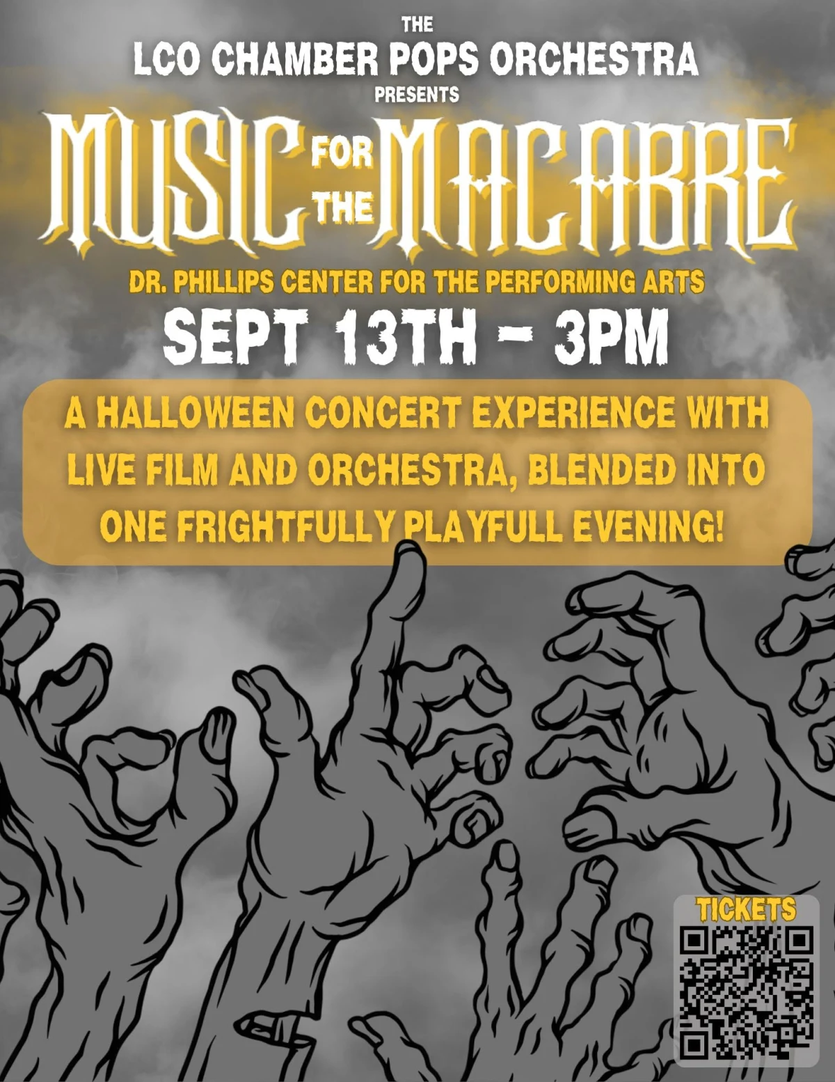 Music for the Macabre concert poster