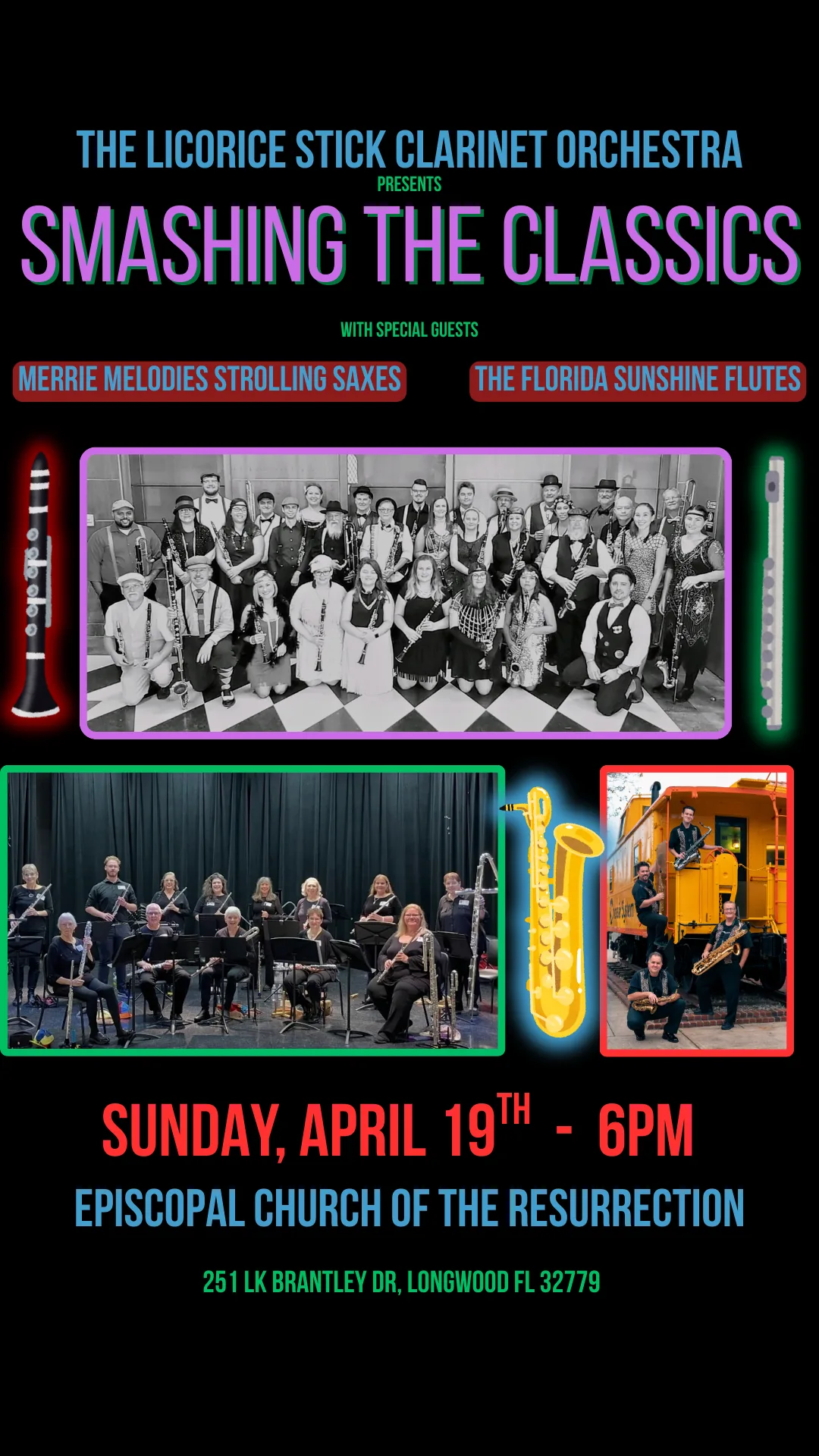 Poster for Smashing the Classics with special musical guests